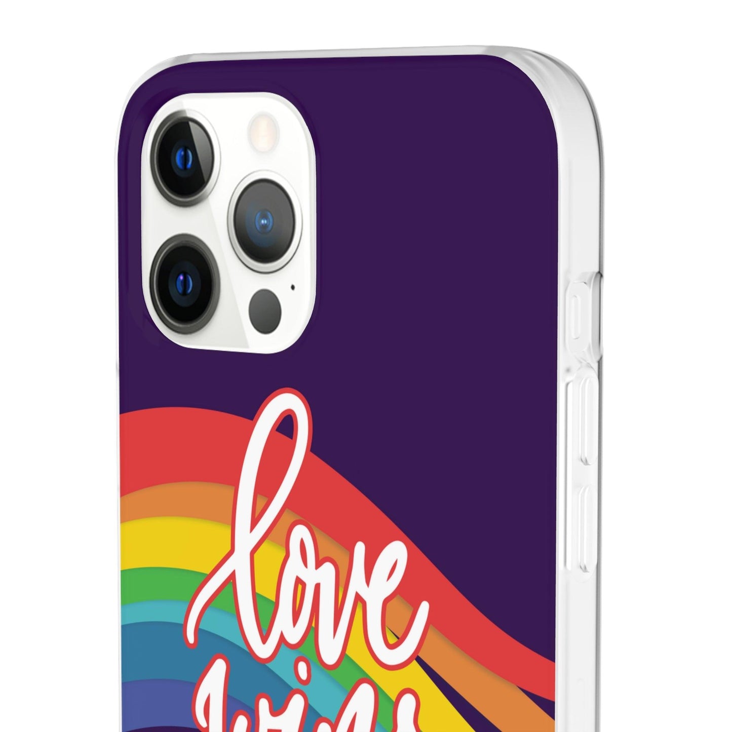 LGBTQWorldwide - ,,LIEBE GEWINNT" Flexible Handyhülle Accessories, Case, iPhone, iPhone Cases, Phone accessory, Phone Cases, Samsung Cases, silikon, Valentine's Day promotion lgbtq Bekleidung Accessoires unisex Zubehör