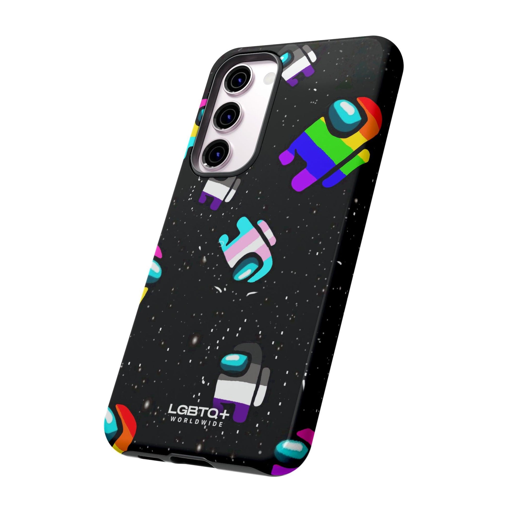 LGBTQWorldwide - ,,IMPOSTER" Doppelgehäuse Handyhülle Accessories, Glossy, iPhone Cases, Matte, Phone accessory, Phone Cases, Samsung Cases, Thermo, Valentine's Day Picks lgbtq Bekleidung Accessoires unisex Zubehör