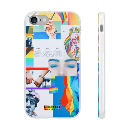 LGBTQWorldwide - ,,SEI FREI" Flexible Handyhülle Accessories, Case, iPhone, iPhone Cases, Phone accessory, Phone Cases, Samsung Cases, silikon, Valentine's Day promotion lgbtq Bekleidung Accessoires unisex Zubehör