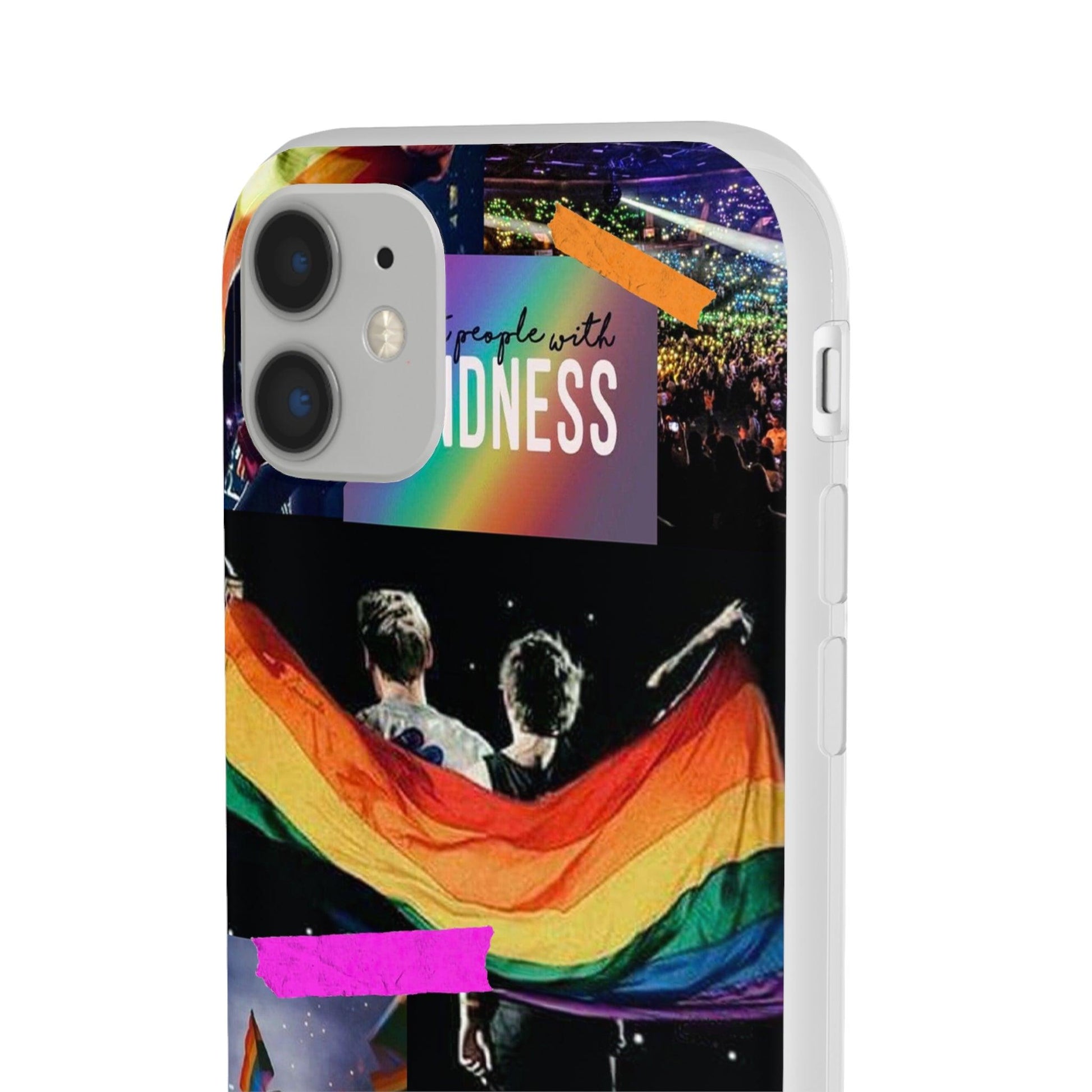 LGBTQWorldwide - ,,KINDNESS" Flexible Handyhülle Accessories, Case, iPhone, iPhone Cases, Phone accessory, Phone Cases, Samsung Cases, silikon, Valentine's Day promotion lgbtq Bekleidung Accessoires unisex Zubehör