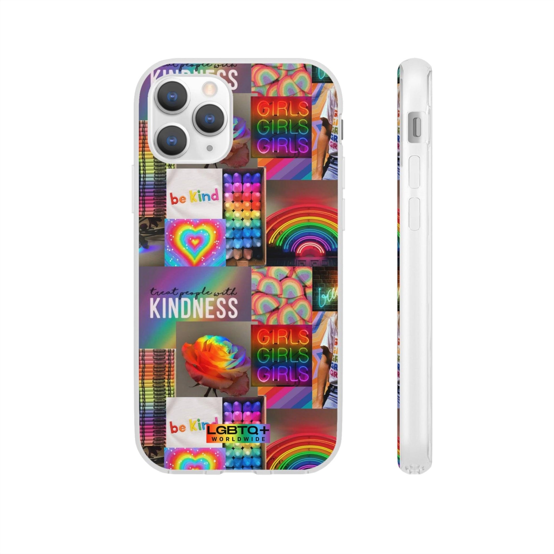 LGBTQWorldwide - ,,FREUNDLICHKEIT" Flexible Handyhülle Accessories, Case, iPhone, iPhone Cases, Phone accessory, Phone Cases, Samsung Cases, silikon, Valentine's Day promotion lgbtq Bekleidung Accessoires unisex Zubehör