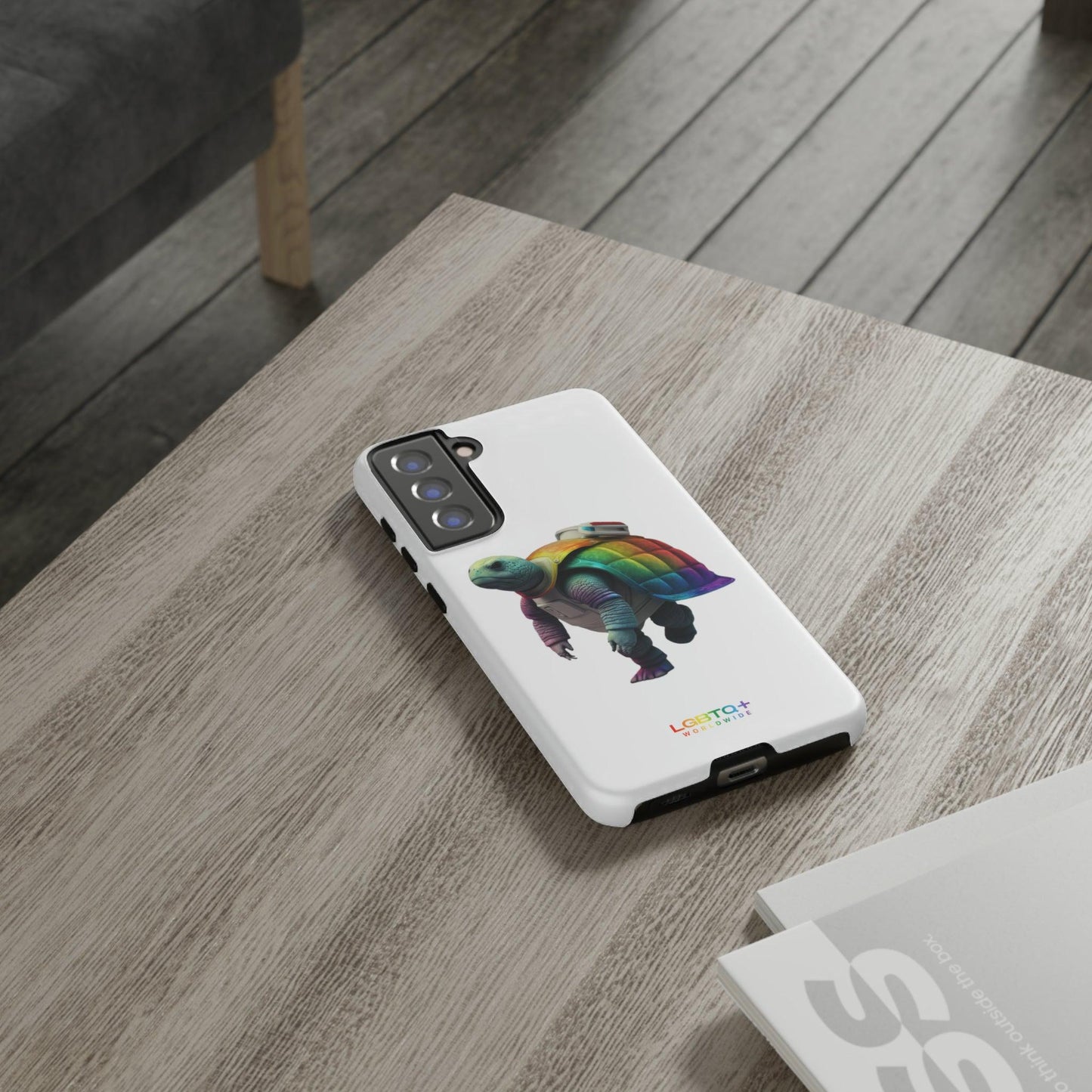 LGBTQWorldwide - ,,SCHILDKRÖTE" Doppelgehäuse Handyhülle Accessories, Glossy, iPhone Cases, Matte, Phone accessory, Phone Cases, Samsung Cases, tough, Valentine's Day Picks lgbtq Bekleidung Accessoires unisex Zubehör