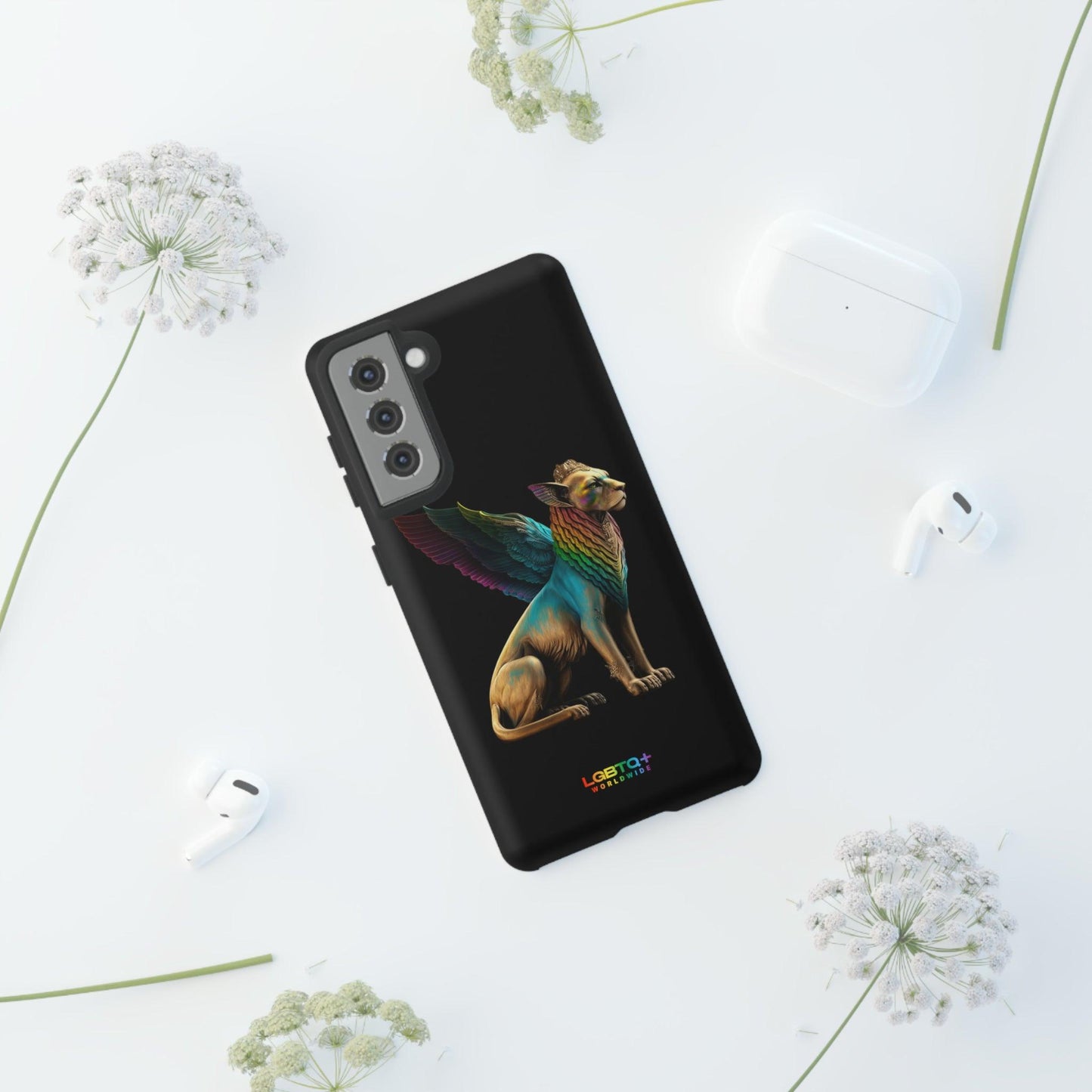 LGBTQWorldwide - ,,SPHINX" Doppelgehäuse Handyhülle Accessories, Glossy, iPhone Cases, Matte, Phone accessory, Phone Cases, Samsung Cases, tough, Valentine's Day Picks lgbtq Bekleidung Accessoires unisex Zubehör