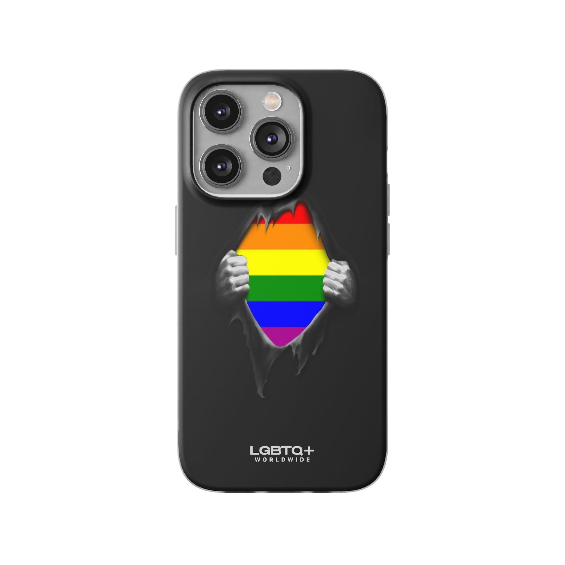 LGBTQWorldwide - ,,SCHWARZES LOCH" Flexible Handyhülle Accessories, Case, iPhone, iPhone Cases, Phone accessory, Phone Cases, Samsung Cases, silikon, Valentine's Day promotion lgbtq Bekleidung Accessoires unisex Zubehör