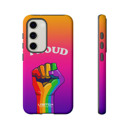 LGBTQWorldwide - ,,GLÜCKLICH" Doppelgehäuse Handyhülle Accessories, Glossy, iPhone Cases, Matte, Phone accessory, Phone Cases, Samsung Cases, Thermo, Valentine's Day Picks lgbtq Bekleidung Accessoires unisex Zubehör