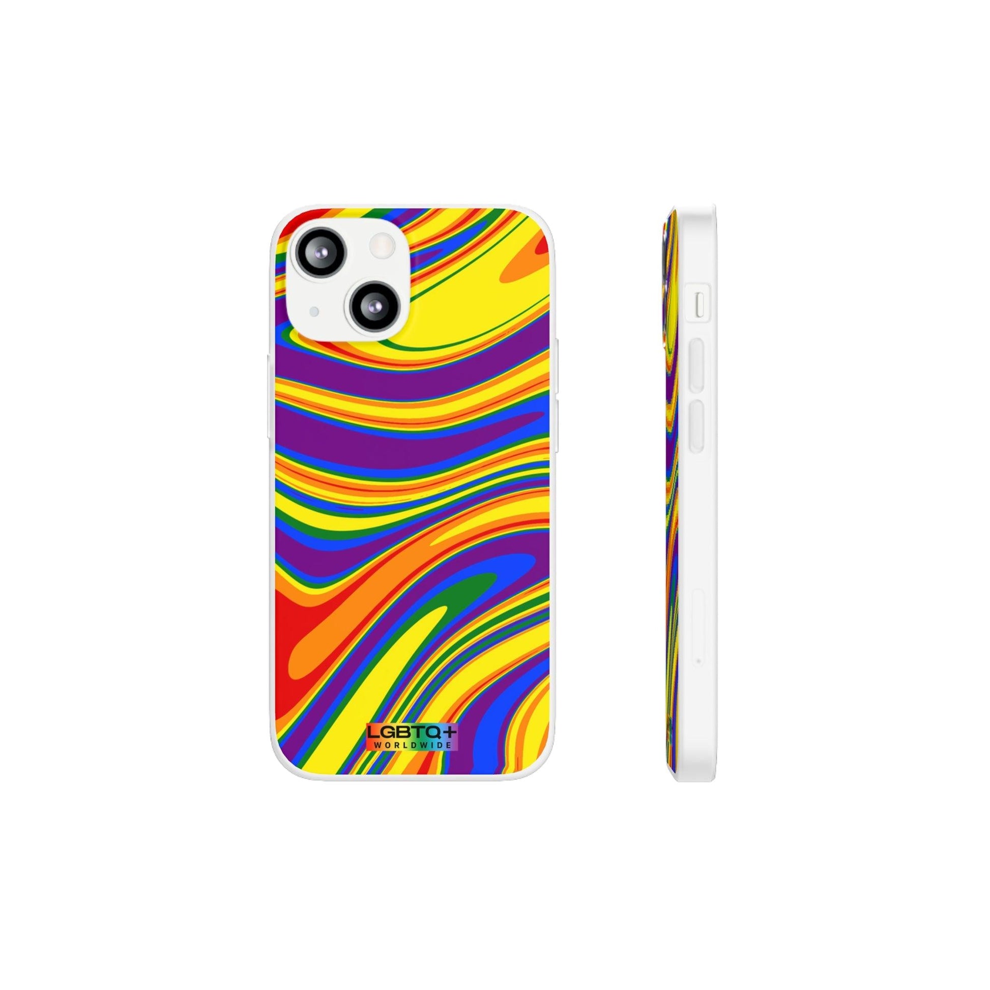 LGBTQWorldwide - ,,FARBEN" Flexible Handyhülle Accessories, Case, iPhone, iPhone Cases, Phone accessory, Phone Cases, Samsung Cases, silikon, Valentine's Day promotion lgbtq Bekleidung Accessoires unisex Zubehör