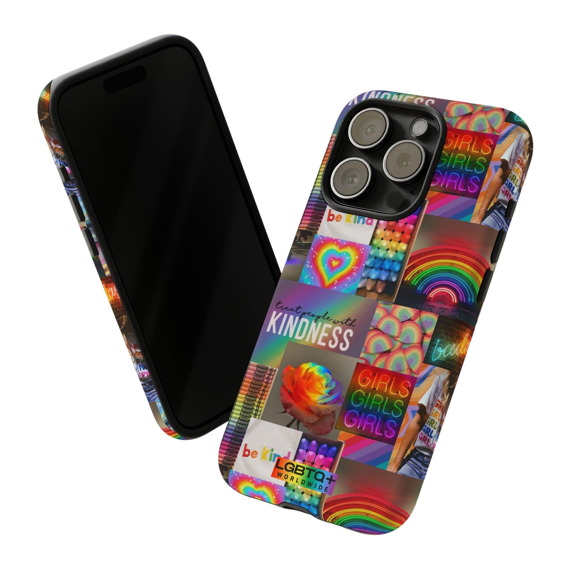 LGBTQWorldwide - ,,FREUNDLICH" Doppelgehäuse Handyhülle Accessories, Glossy, iPhone Cases, Matte, Phone accessory, Phone Cases, Samsung Cases, Thermo, Valentine's Day Picks lgbtq Bekleidung Accessoires unisex Zubehör