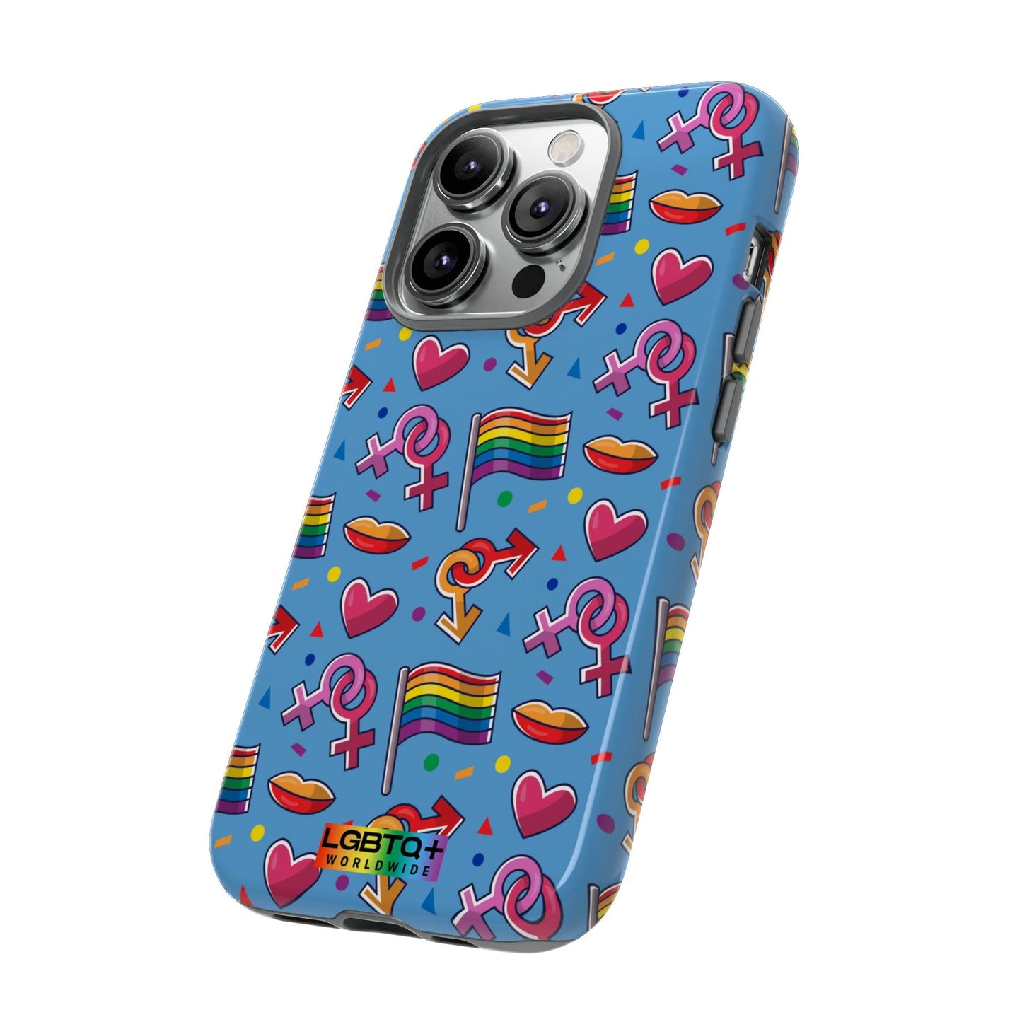 LGBTQWorldwide - ,,FÜHL DICH FREI" Doppelgehäuse Handyhülle Accessories, Glossy, iPhone Cases, Matte, Phone accessory, Phone Cases, Samsung Cases, Thermo, Valentine's Day Picks lgbtq Bekleidung Accessoires unisex Zubehör