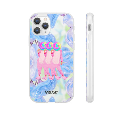 LGBTQWorldwide - ,,TEDDY BÄR" Flexible Handyhülle Accessories, Case, iPhone, iPhone Cases, Phone accessory, Phone Cases, Samsung Cases, silikon, Valentine's Day promotion lgbtq Bekleidung Accessoires unisex Zubehör