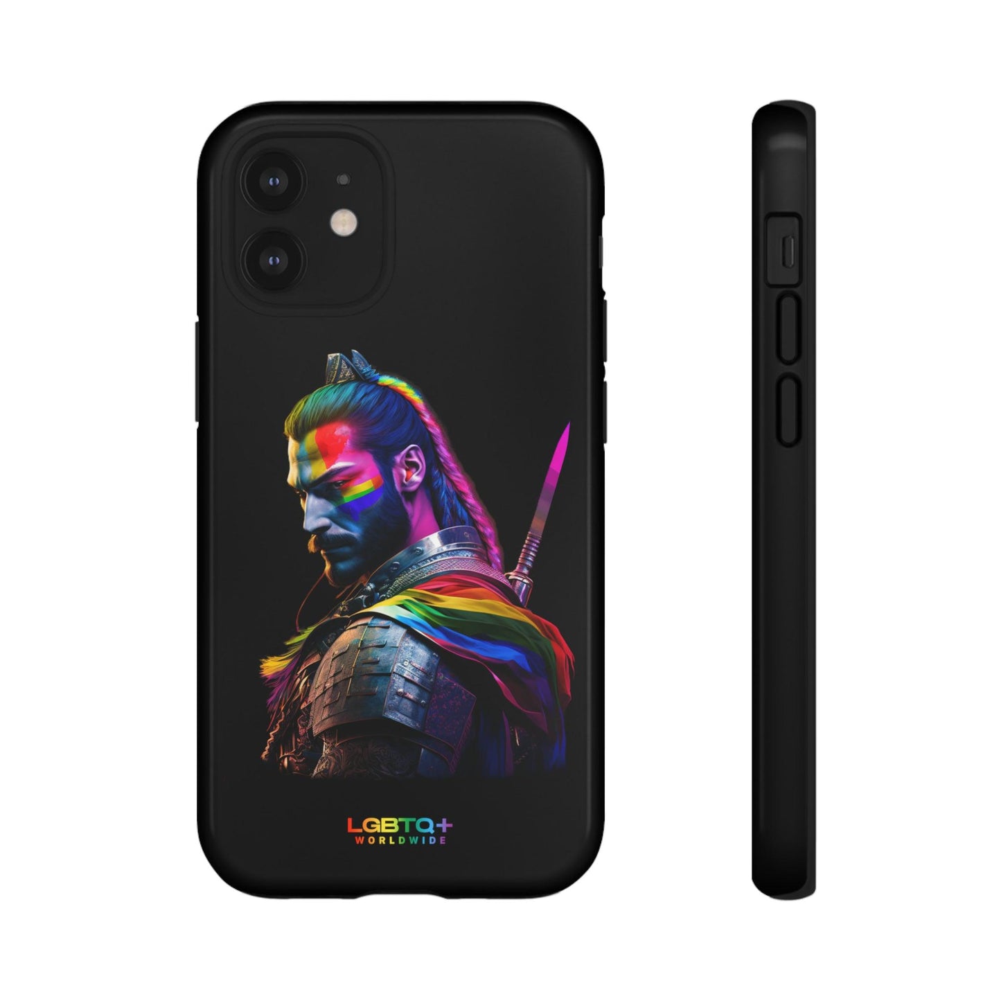 LGBTQWorldwide - ,,SAMURAI" Doppelgehäuse Handyhülle Accessories, Glossy, iPhone Cases, Matte, Phone accessory, Phone Cases, Samsung Cases, tough, Valentine's Day Picks lgbtq Bekleidung Accessoires unisex Zubehör