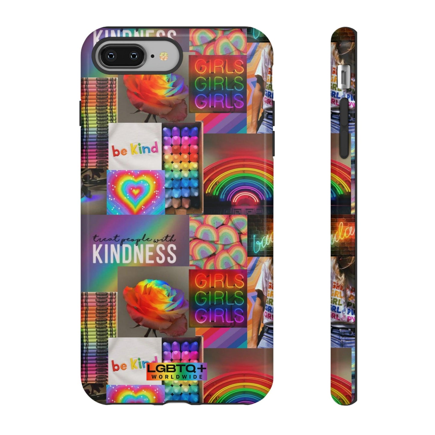 LGBTQWorldwide - ,,FREUNDLICH" Doppelgehäuse Handyhülle Accessories, Glossy, iPhone Cases, Matte, Phone accessory, Phone Cases, Samsung Cases, Thermo, Valentine's Day Picks lgbtq Bekleidung Accessoires unisex Zubehör