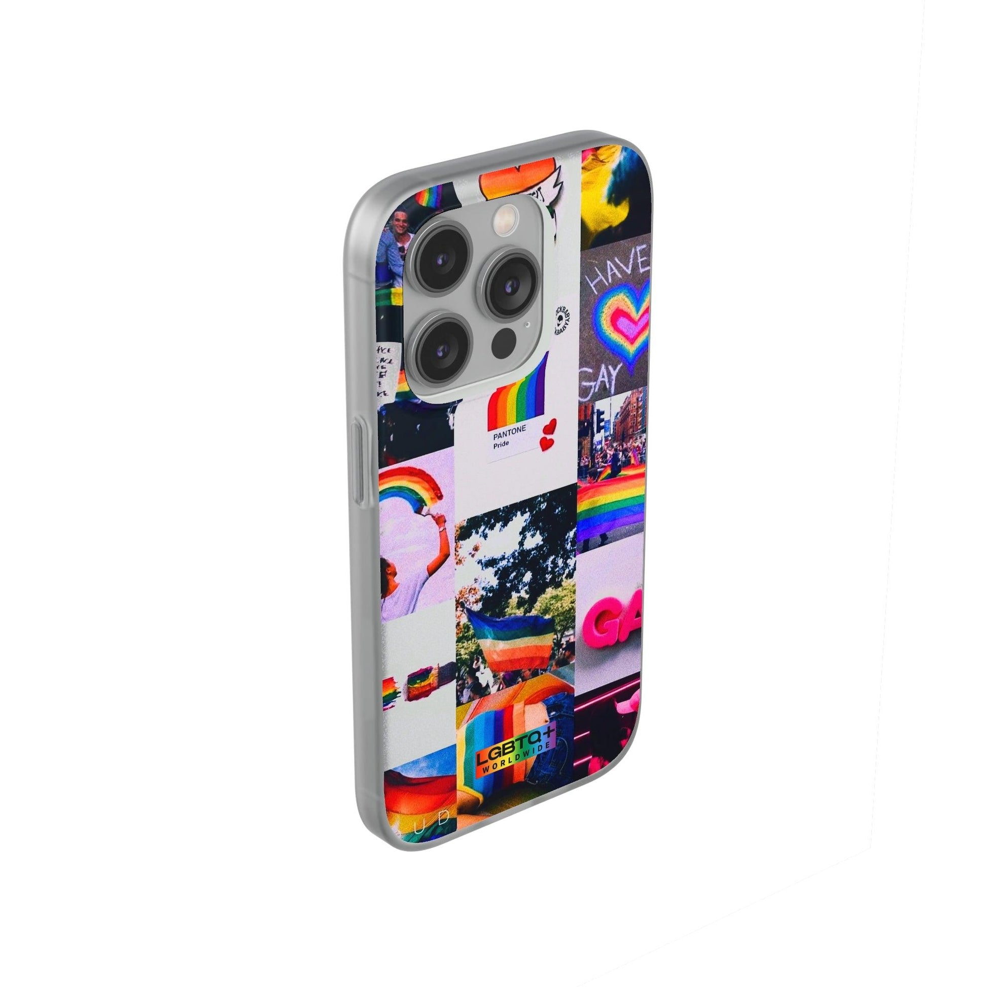 LGBTQWorldwide - ,,REGENBOGEN" Flexible Handyhülle Accessories, Case, iPhone, iPhone Cases, Phone accessory, Phone Cases, Samsung Cases, silikon, Valentine's Day promotion lgbtq Bekleidung Accessoires unisex Zubehör