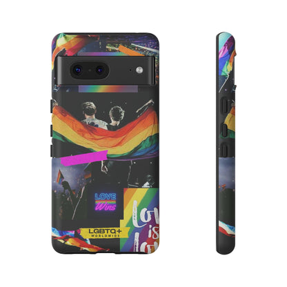 LGBTQWorldwide - ,,COMMUNITY" Doppelgehäuse Handyhülle Accessories, Glossy, iPhone Cases, Matte, Phone accessory, Phone Cases, Samsung Cases, Thermo, Valentine's Day Picks lgbtq Bekleidung Accessoires unisex Zubehör