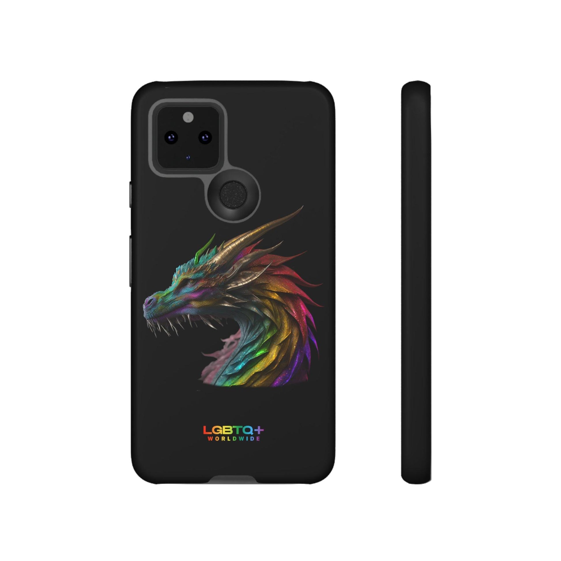 LGBTQWorldwide - ,,DRACHE" Doppelgehäuse Handyhülle Accessories, Glossy, iPhone Cases, Matte, Phone accessory, Phone Cases, Samsung Cases, tough, Valentine's Day Picks lgbtq Bekleidung Accessoires unisex Zubehör