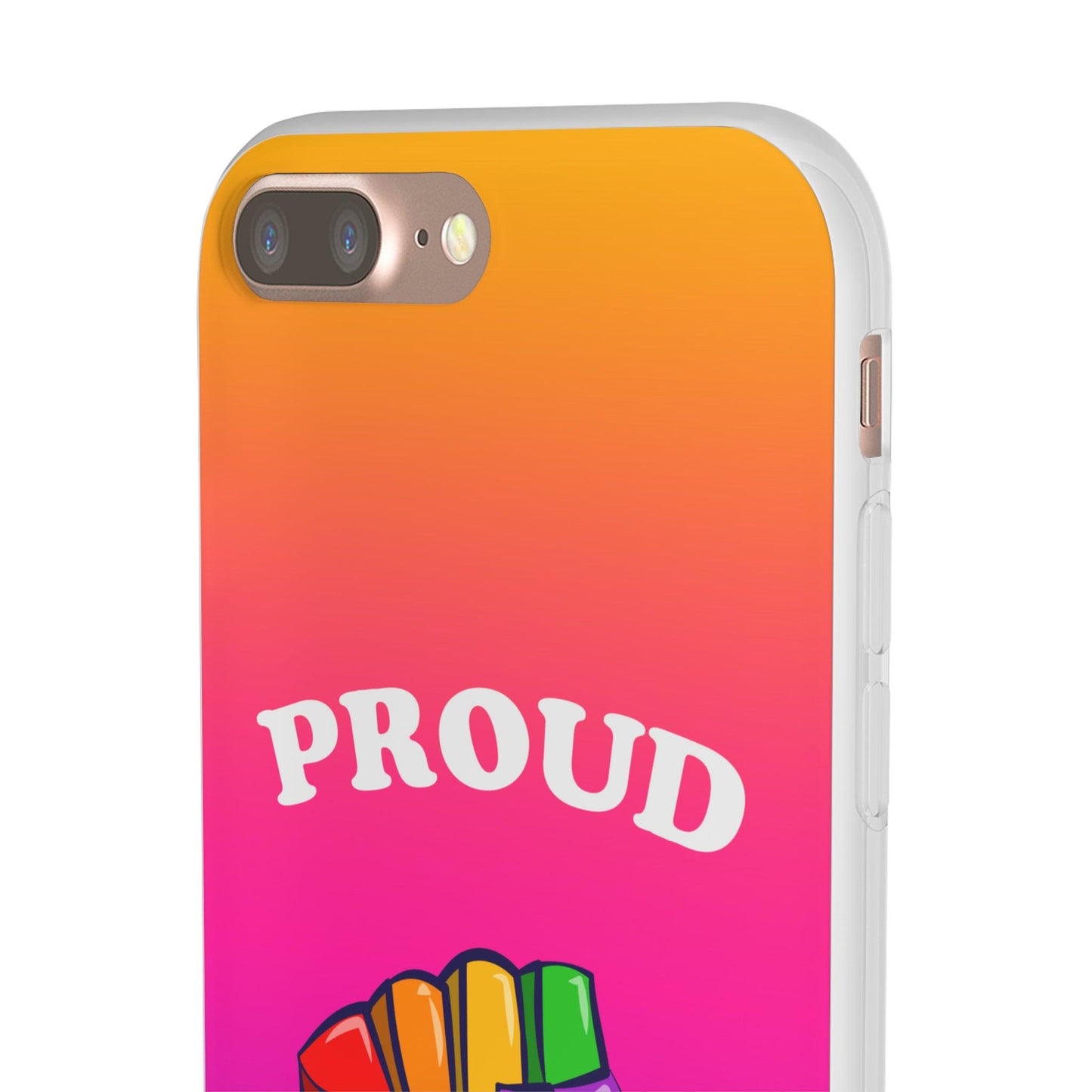 LGBTQWorldwide - ,,GLÜCKLICH" Flexible Handyhülle Accessories, Case, iPhone, iPhone Cases, Phone accessory, Phone Cases, Samsung Cases, silikon, Valentine's Day promotion lgbtq Bekleidung Accessoires unisex Zubehör