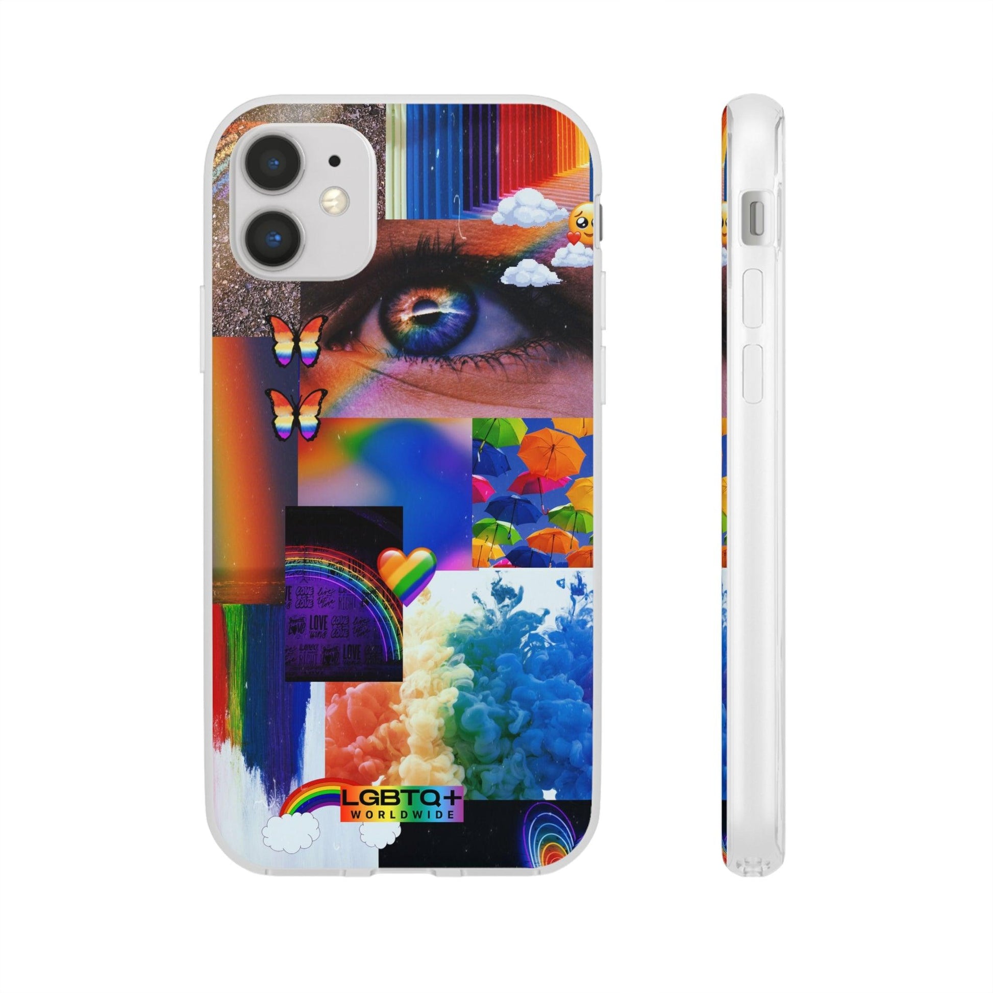 LGBTQWorldwide - ,,VISION" Flexible Handyhülle Accessories, Case, iPhone, iPhone Cases, Phone accessory, Phone Cases, Samsung Cases, silikon, Valentine's Day promotion lgbtq Bekleidung Accessoires unisex Zubehör