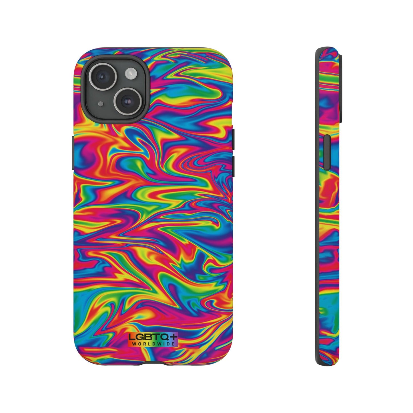 LGBTQWorldwide - ,,ABSTRACT" Doppelgehäuse Handyhülle Accessories, Glossy, iPhone Cases, Matte, Phone accessory, Phone Cases, Samsung Cases, Thermo, Valentine's Day Picks lgbtq Bekleidung Accessoires unisex Zubehör