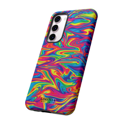 LGBTQWorldwide - ,,ABSTRACT" Doppelgehäuse Handyhülle Accessories, Glossy, iPhone Cases, Matte, Phone accessory, Phone Cases, Samsung Cases, Thermo, Valentine's Day Picks lgbtq Bekleidung Accessoires unisex Zubehör