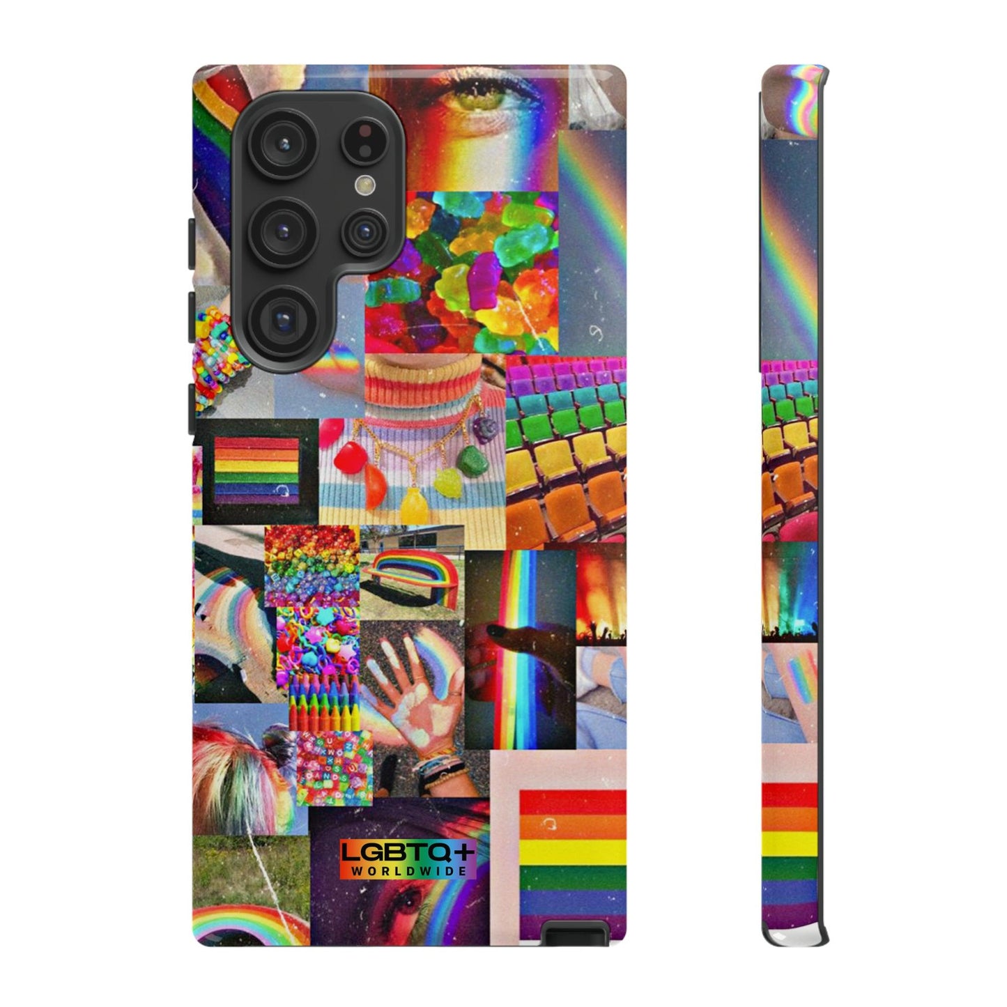 LGBTQWorldwide - ,,FARBEN" Doppelgehäuse Handyhülle Accessories, Glossy, iPhone Cases, Matte, Phone accessory, Phone Cases, Samsung Cases, Thermo, Valentine's Day Picks lgbtq Bekleidung Accessoires unisex Zubehör