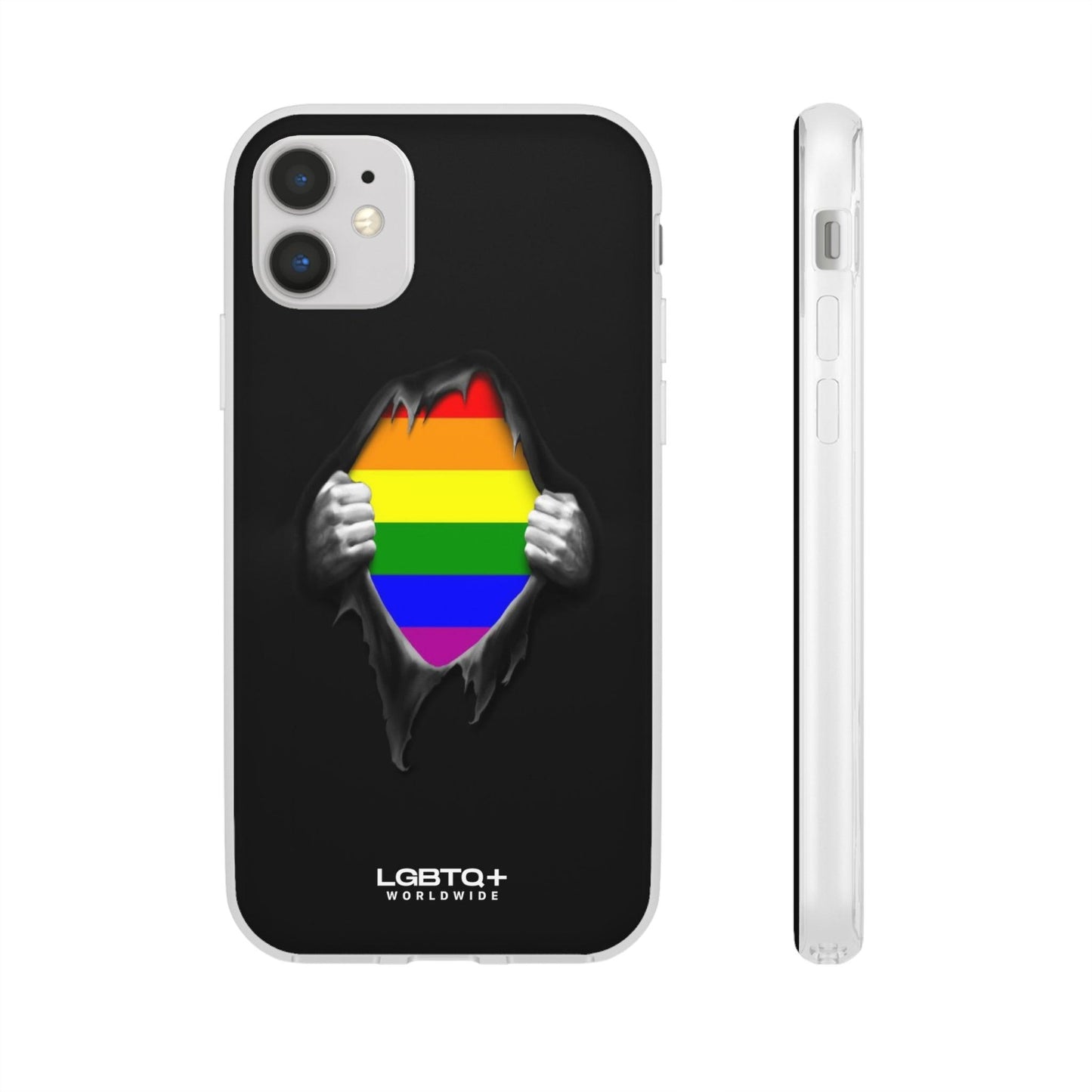 LGBTQWorldwide - ,,SCHWARZES LOCH" Flexible Handyhülle Accessories, Case, iPhone, iPhone Cases, Phone accessory, Phone Cases, Samsung Cases, silikon, Valentine's Day promotion lgbtq Bekleidung Accessoires unisex Zubehör