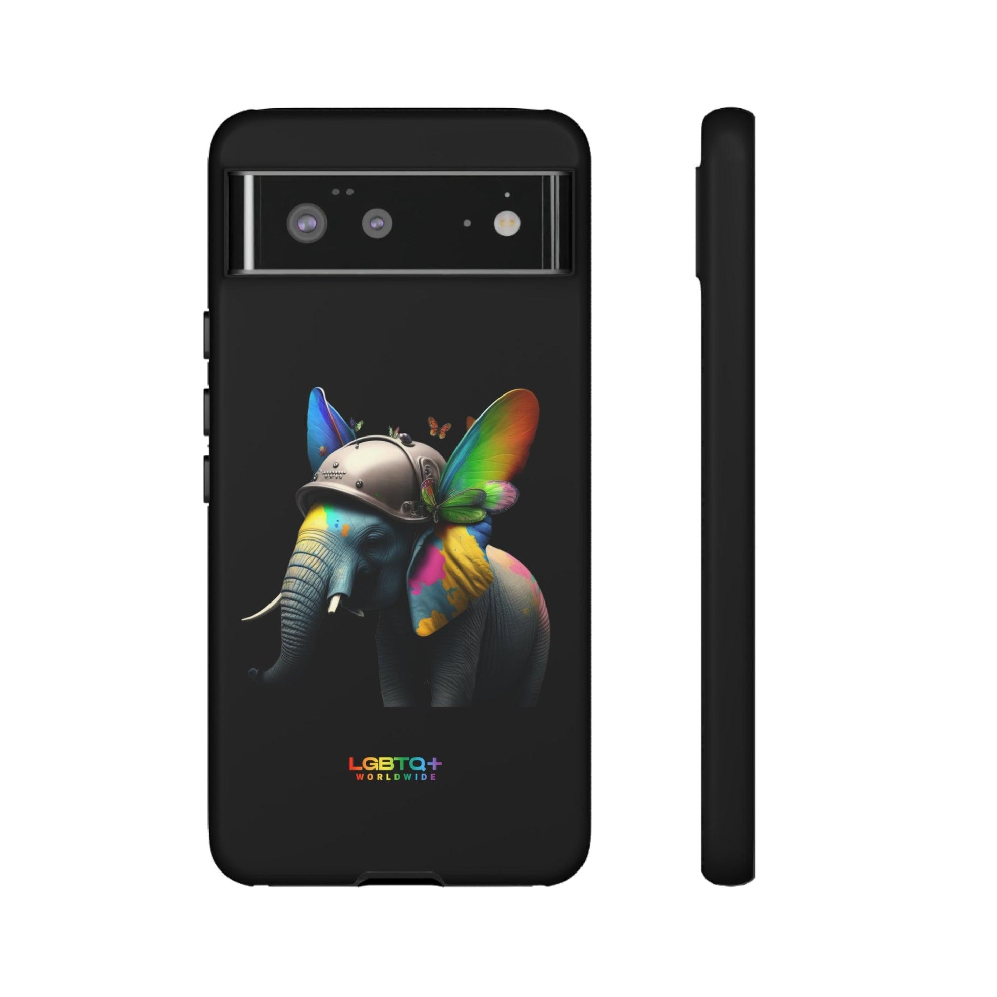 LGBTQWorldwide - ,,ELEFANT" Doppelgehäuse Handyhülle Accessories, Glossy, iPhone Cases, Matte, Phone accessory, Phone Cases, Samsung Cases, tough, Valentine's Day Picks lgbtq Bekleidung Accessoires unisex Zubehör