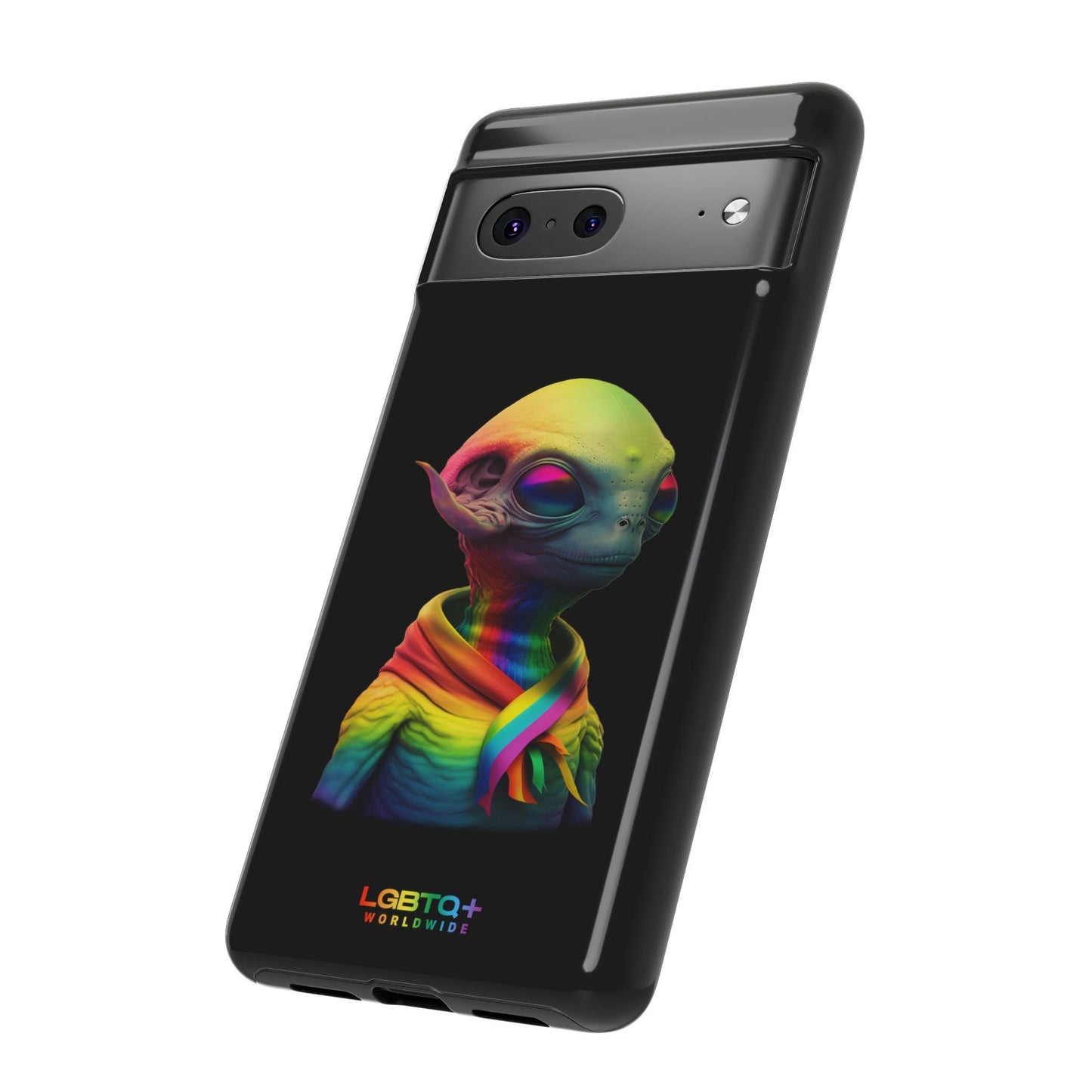 LGBTQWorldwide - ,,ALIEN" Doppelgehäuse Handyhülle Accessories, Glossy, iPhone Cases, Matte, Phone accessory, Phone Cases, Samsung Cases, tough, Valentine's Day Picks lgbtq Bekleidung Accessoires unisex Zubehör