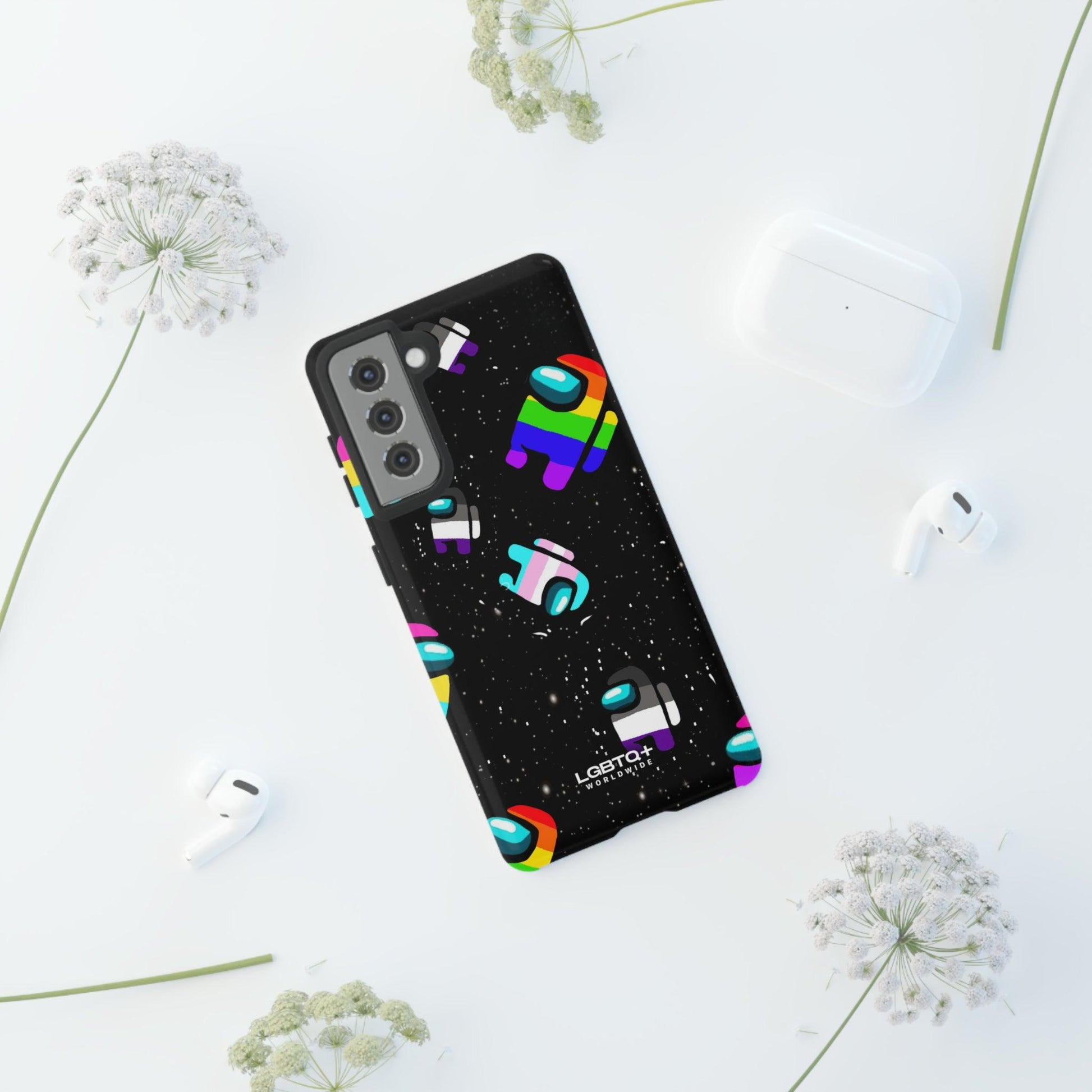 LGBTQWorldwide - ,,IMPOSTER" Doppelgehäuse Handyhülle Accessories, Glossy, iPhone Cases, Matte, Phone accessory, Phone Cases, Samsung Cases, Thermo, Valentine's Day Picks lgbtq Bekleidung Accessoires unisex Zubehör