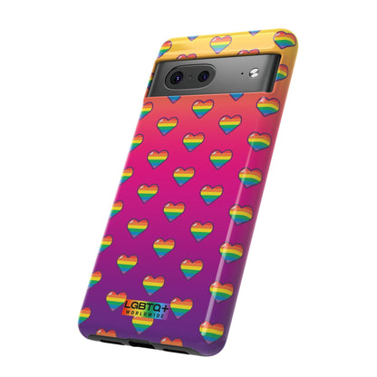 LGBTQWorldwide - ,,HERZ" Doppelgehäuse Handyhülle Accessories, Glossy, iPhone Cases, Matte, Phone accessory, Phone Cases, Samsung Cases, Thermo, Valentine's Day Picks lgbtq Bekleidung Accessoires unisex Zubehör