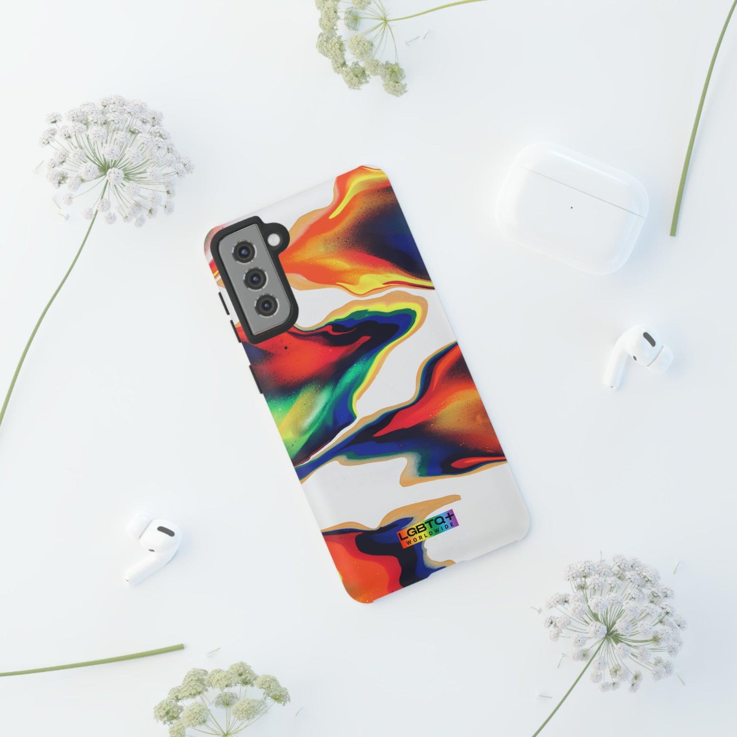 LGBTQWorldwide - ,,EINZIGARTIG" Doppelgehäuse Handyhülle Accessories, Glossy, iPhone Cases, Matte, Phone accessory, Phone Cases, Samsung Cases, Thermo, Valentine's Day Picks lgbtq Bekleidung Accessoires unisex Zubehör