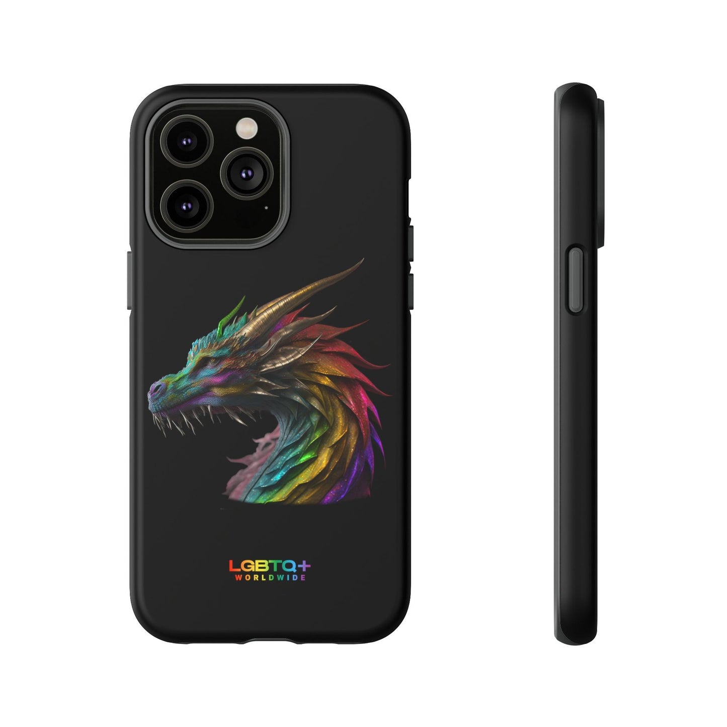 LGBTQWorldwide - ,,DRACHE" Doppelgehäuse Handyhülle Accessories, Glossy, iPhone Cases, Matte, Phone accessory, Phone Cases, Samsung Cases, tough, Valentine's Day Picks lgbtq Bekleidung Accessoires unisex Zubehör