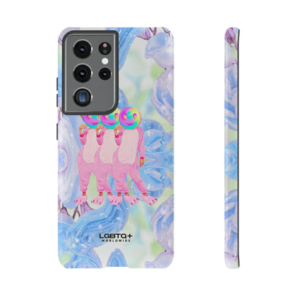 LGBTQWorldwide - ,,TEDDY BÄR" Doppelgehäuse Handyhülle Accessories, Glossy, iPhone Cases, Matte, Phone accessory, Phone Cases, Samsung Cases, Thermo, Valentine's Day Picks lgbtq Bekleidung Accessoires unisex Zubehör