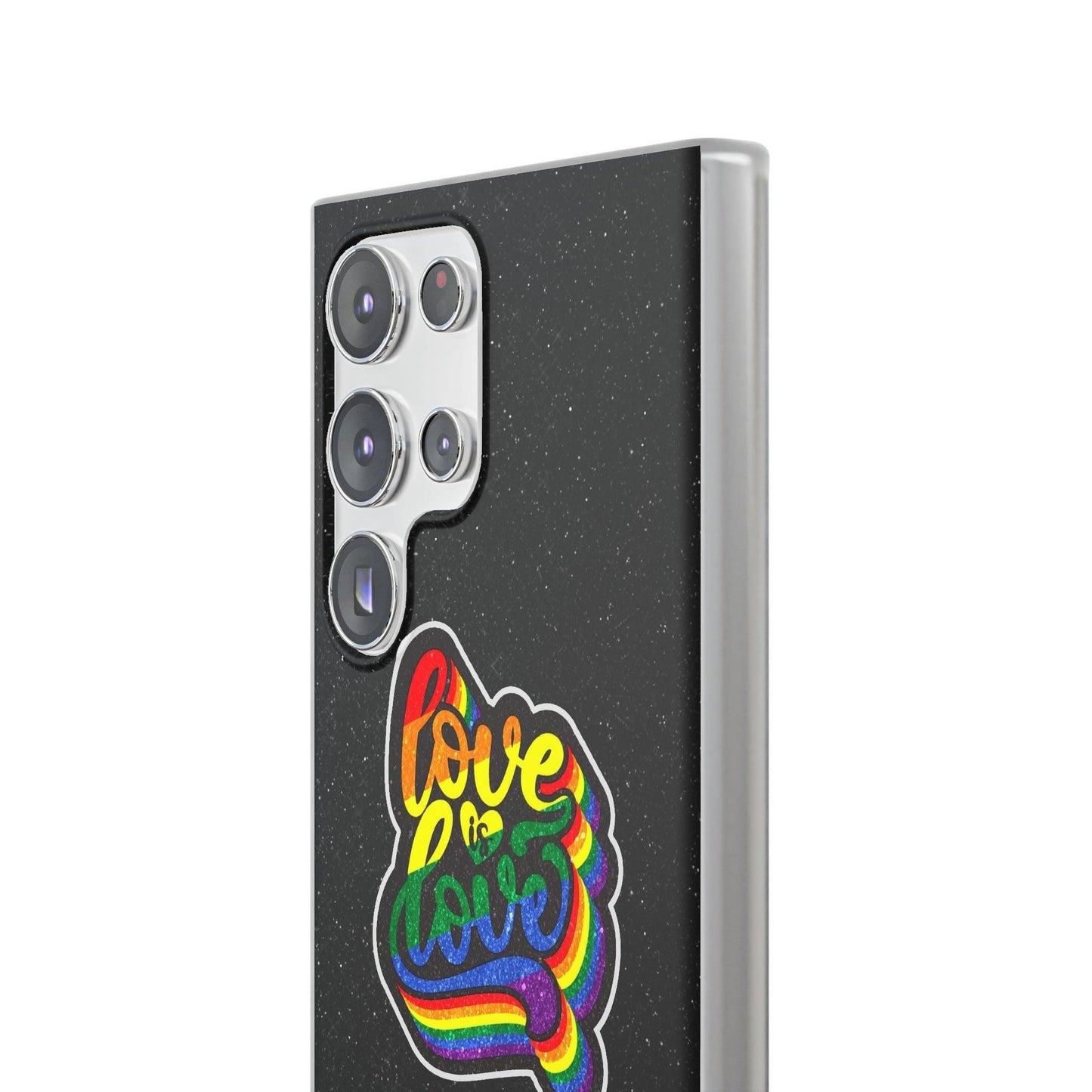 LGBTQWorldwide - ,,LIEBE IST LIEBE" Flexible Handyhülle Accessories, Case, iPhone, iPhone Cases, Phone accessory, Phone Cases, Samsung Cases, Valentine's Day promotion lgbtq Bekleidung Accessoires unisex Zubehör