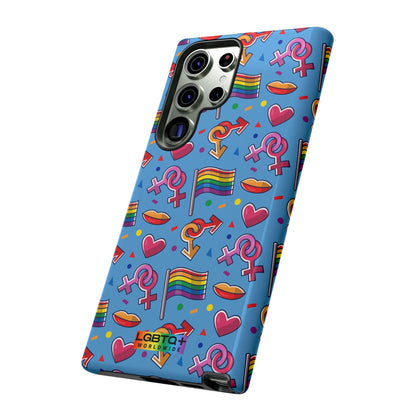 LGBTQWorldwide - ,,FÜHL DICH FREI" Doppelgehäuse Handyhülle Accessories, Glossy, iPhone Cases, Matte, Phone accessory, Phone Cases, Samsung Cases, Thermo, Valentine's Day Picks lgbtq Bekleidung Accessoires unisex Zubehör