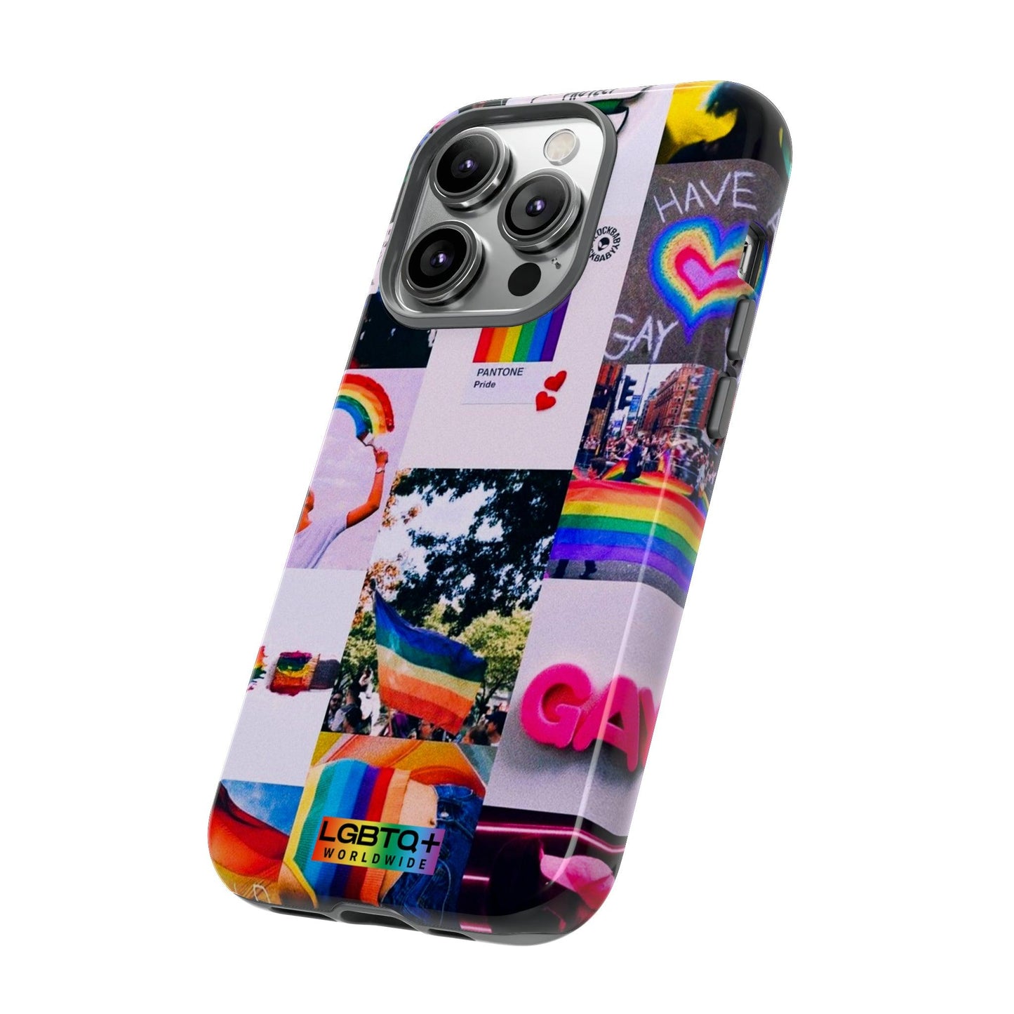 LGBTQWorldwide - ,,REGENBOGEN" Doppelgehäuse Handyhülle Accessories, Glossy, iPhone Cases, Matte, Phone accessory, Phone Cases, Samsung Cases, Thermo, Valentine's Day Picks lgbtq Bekleidung Accessoires unisex Zubehör