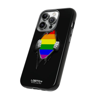 LGBTQWorldwide - ,,SCHWARZES LOCH" Doppelgehäuse Handyhülle Accessories, Glossy, iPhone Cases, Matte, Phone accessory, Phone Cases, Samsung Cases, Thermo, Valentine's Day Picks lgbtq Bekleidung Accessoires unisex Zubehör