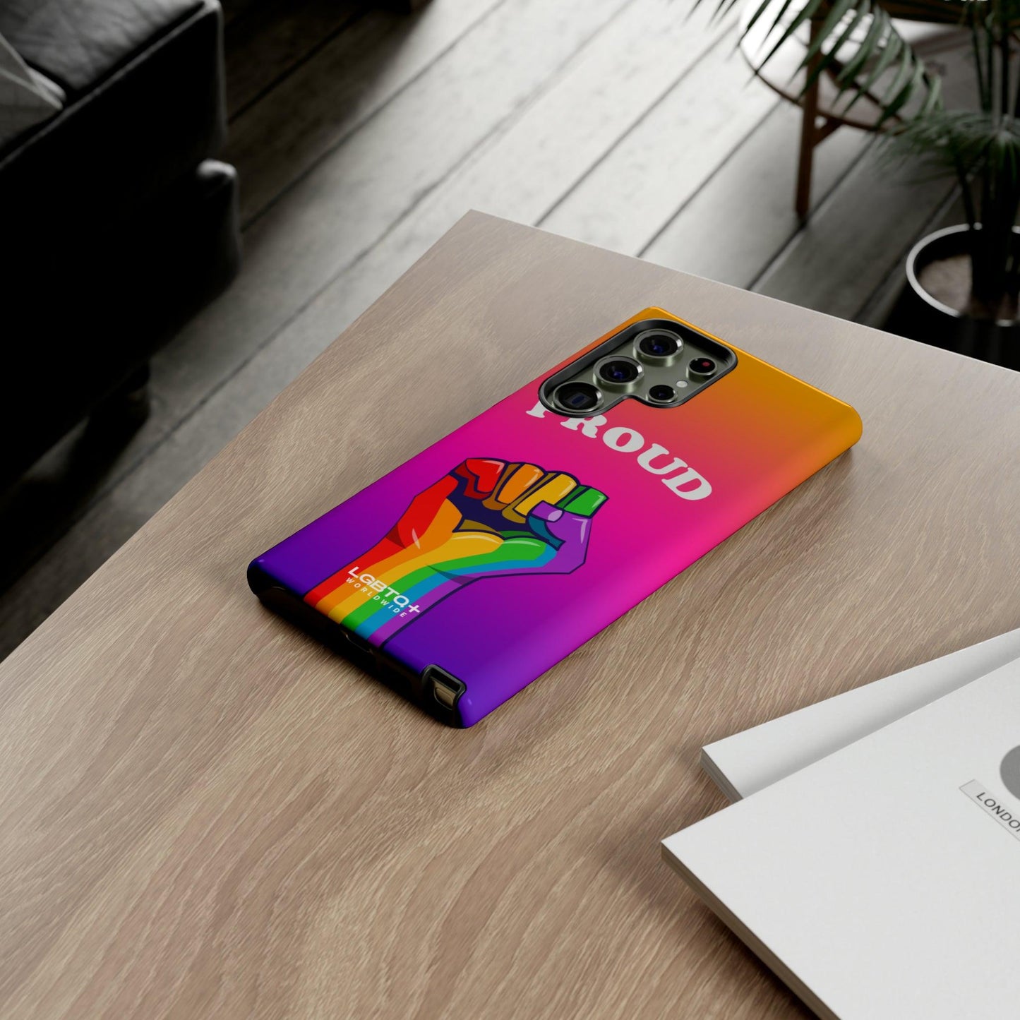 LGBTQWorldwide - ,,GLÜCKLICH" Doppelgehäuse Handyhülle Accessories, Glossy, iPhone Cases, Matte, Phone accessory, Phone Cases, Samsung Cases, Thermo, Valentine's Day Picks lgbtq Bekleidung Accessoires unisex Zubehör