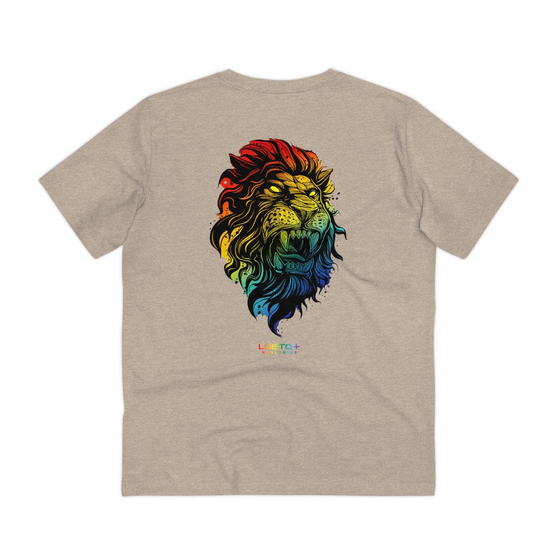 LGBTQWorldwide - ,,STARKER LÖWE" Clothing, Cotton, Crew neck, DTG, Eco-friendly, Men's Clothing, Organic, Recycled, Regular fit, Sustainable, T-shirts, Unisex, Valentine's Day Picks, Vegan, Women's Clothing lgbtq Bekleidung Accessoires unisex Zubehör