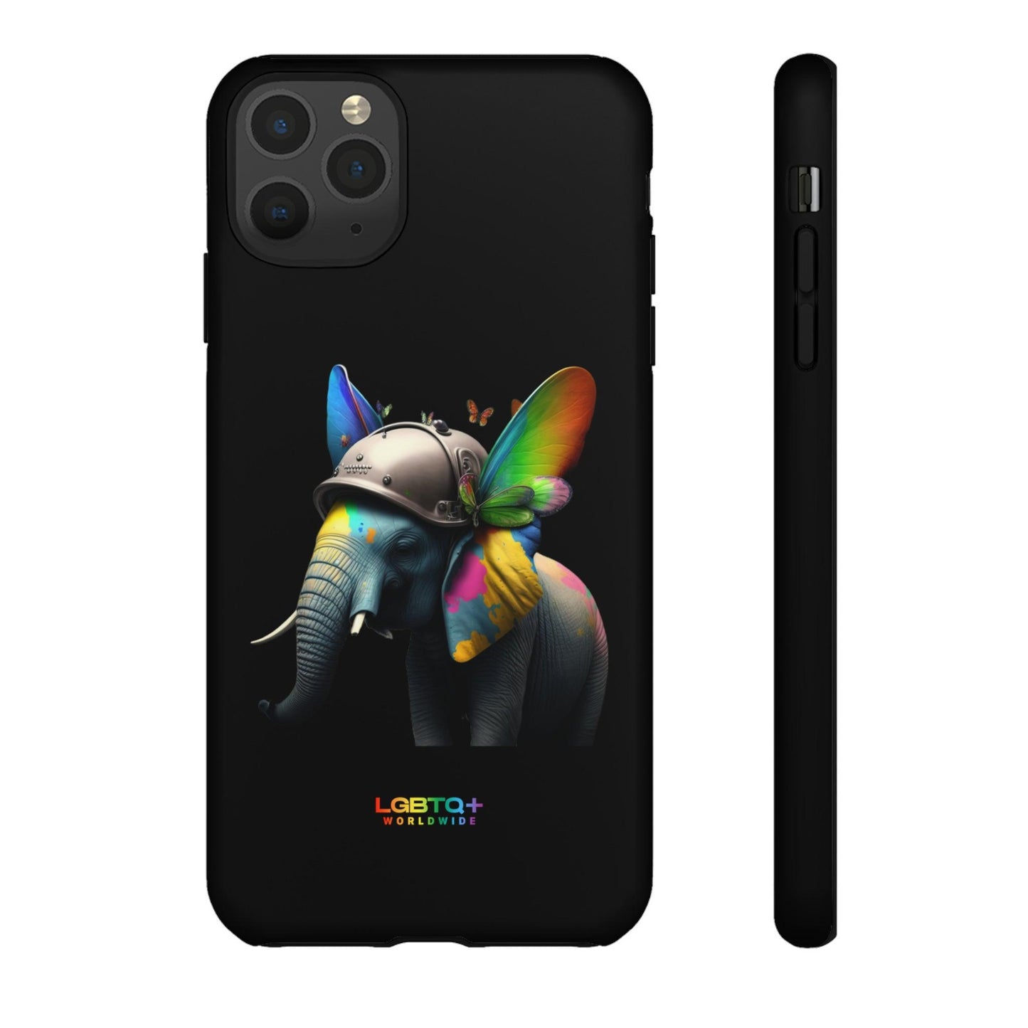 LGBTQWorldwide - ,,ELEFANT" Doppelgehäuse Handyhülle Accessories, Glossy, iPhone Cases, Matte, Phone accessory, Phone Cases, Samsung Cases, tough, Valentine's Day Picks lgbtq Bekleidung Accessoires unisex Zubehör