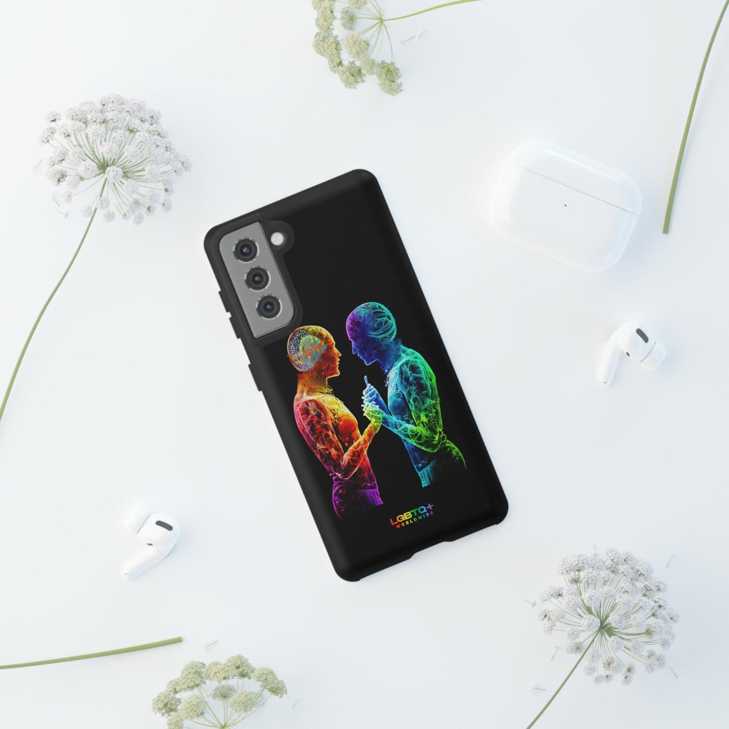 LGBTQWorldwide - ,,ZUSAMMEN" Doppelgehäuse Handyhülle Accessories, Glossy, iPhone Cases, Matte, Phone accessory, Phone Cases, Samsung Cases, tough, Valentine's Day Picks lgbtq Bekleidung Accessoires unisex Zubehör