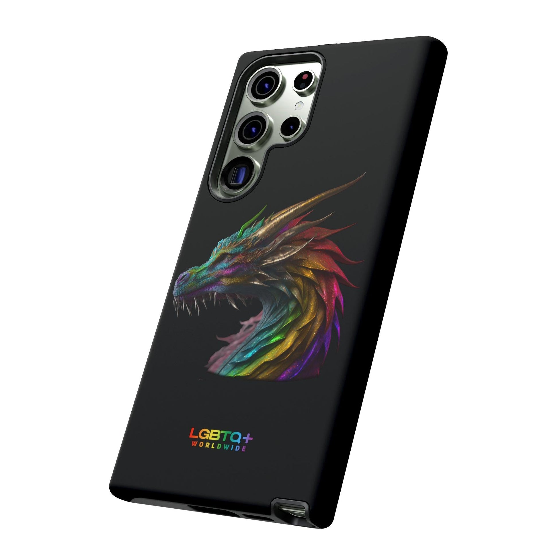 LGBTQWorldwide - ,,DRACHE" Doppelgehäuse Handyhülle Accessories, Glossy, iPhone Cases, Matte, Phone accessory, Phone Cases, Samsung Cases, tough, Valentine's Day Picks lgbtq Bekleidung Accessoires unisex Zubehör