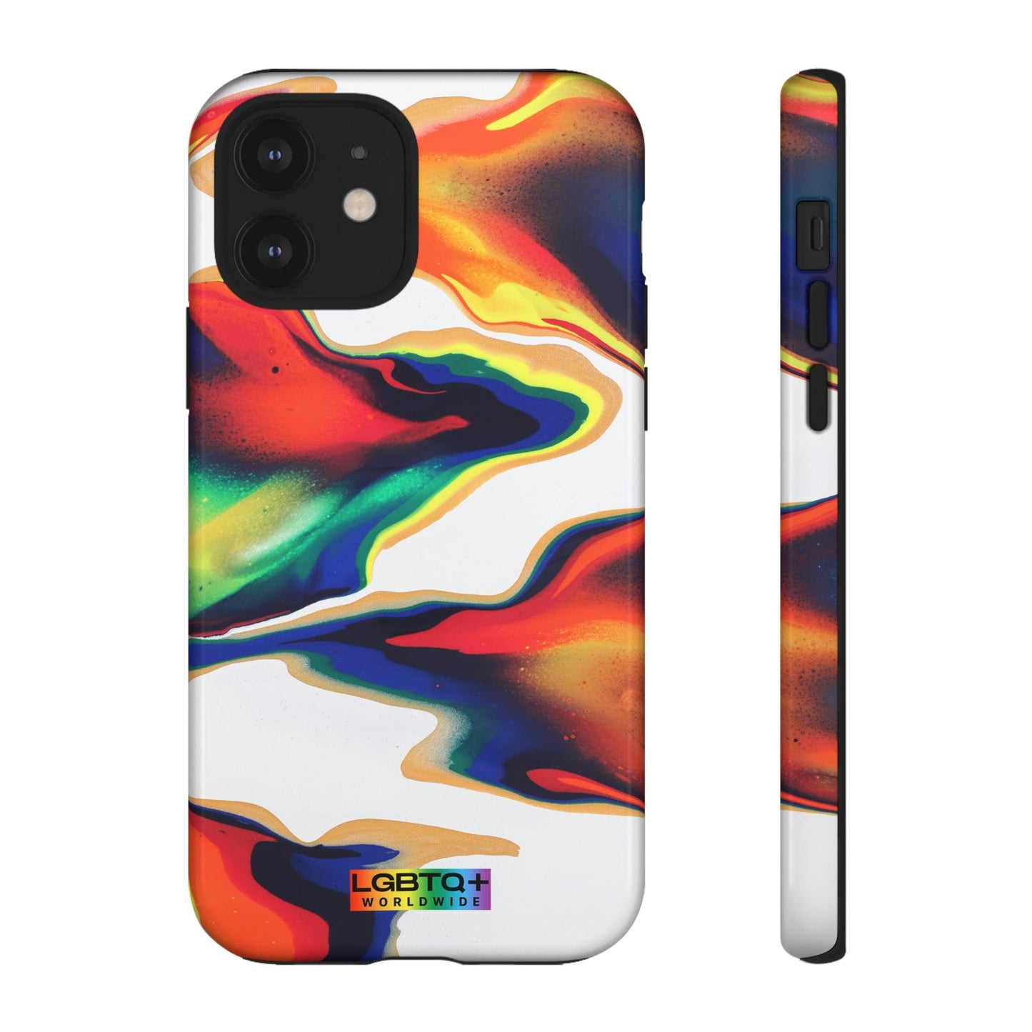 LGBTQWorldwide - ,,EINZIGARTIG" Doppelgehäuse Handyhülle Accessories, Glossy, iPhone Cases, Matte, Phone accessory, Phone Cases, Samsung Cases, Thermo, Valentine's Day Picks lgbtq Bekleidung Accessoires unisex Zubehör