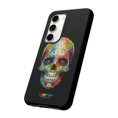 LGBTQWorldwide - ,,SKULL HEAD" Doppelgehäuse Handyhülle Accessories, Glossy, iPhone Cases, Matte, Phone accessory, Phone Cases, Samsung Cases, tough, Valentine's Day Picks lgbtq Bekleidung Accessoires unisex Zubehör