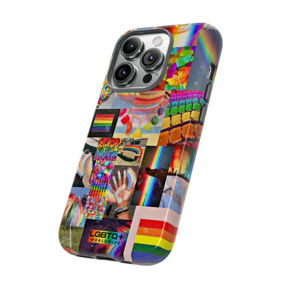 LGBTQWorldwide - ,,FARBEN" Doppelgehäuse Handyhülle Accessories, Glossy, iPhone Cases, Matte, Phone accessory, Phone Cases, Samsung Cases, Thermo, Valentine's Day Picks lgbtq Bekleidung Accessoires unisex Zubehör