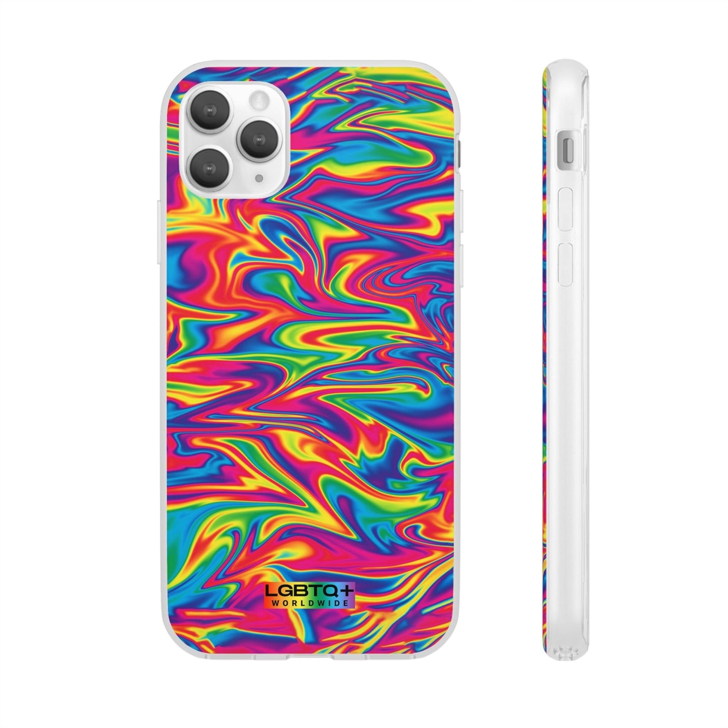 LGBTQWorldwide - ,,ABSTRACT" Flexible Handyhülle Accessories, Case, iPhone, iPhone Cases, Phone accessory, Phone Cases, Samsung Cases, silikon, Valentine's Day promotion lgbtq Bekleidung Accessoires unisex Zubehör