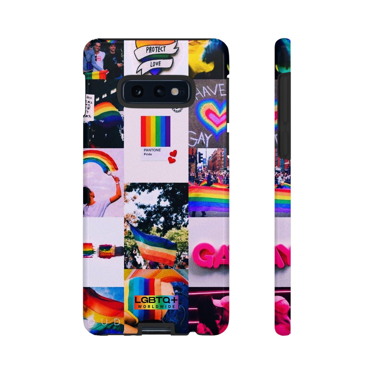 LGBTQWorldwide - ,,REGENBOGEN" Doppelgehäuse Handyhülle Accessories, Glossy, iPhone Cases, Matte, Phone accessory, Phone Cases, Samsung Cases, Thermo, Valentine's Day Picks lgbtq Bekleidung Accessoires unisex Zubehör