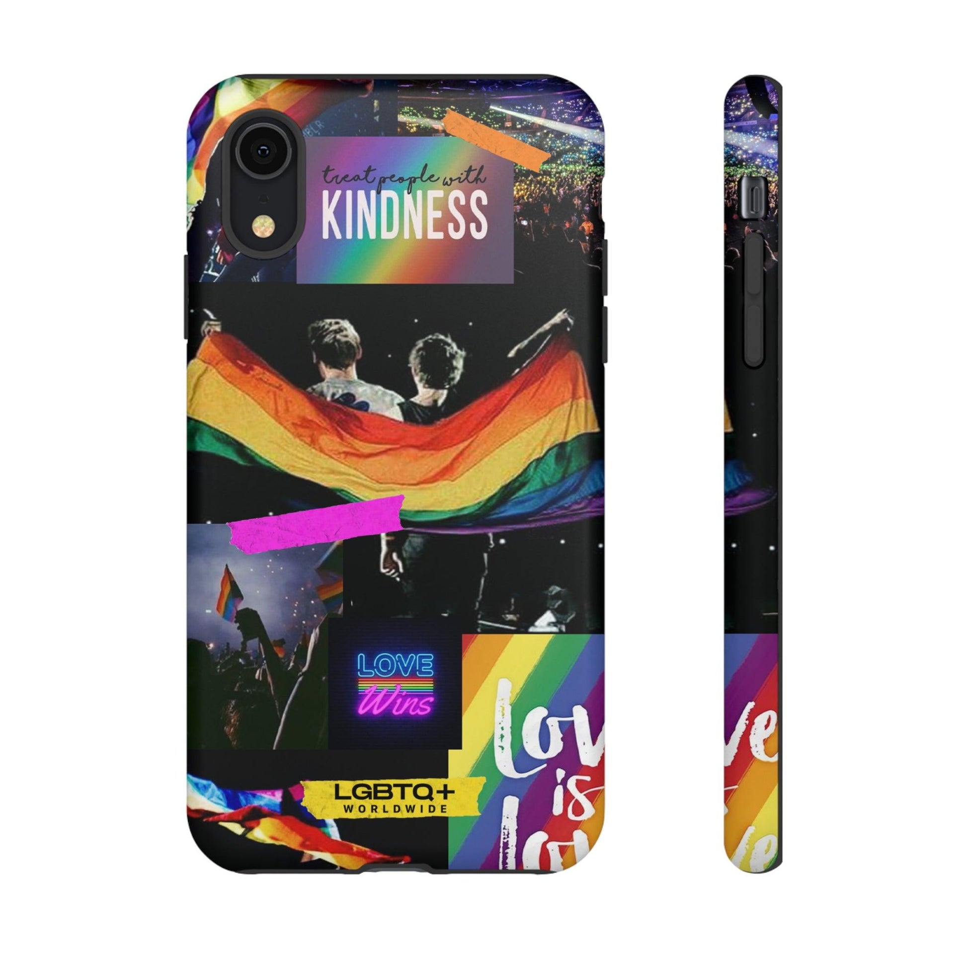 LGBTQWorldwide - ,,COMMUNITY" Doppelgehäuse Handyhülle Accessories, Glossy, iPhone Cases, Matte, Phone accessory, Phone Cases, Samsung Cases, Thermo, Valentine's Day Picks lgbtq Bekleidung Accessoires unisex Zubehör