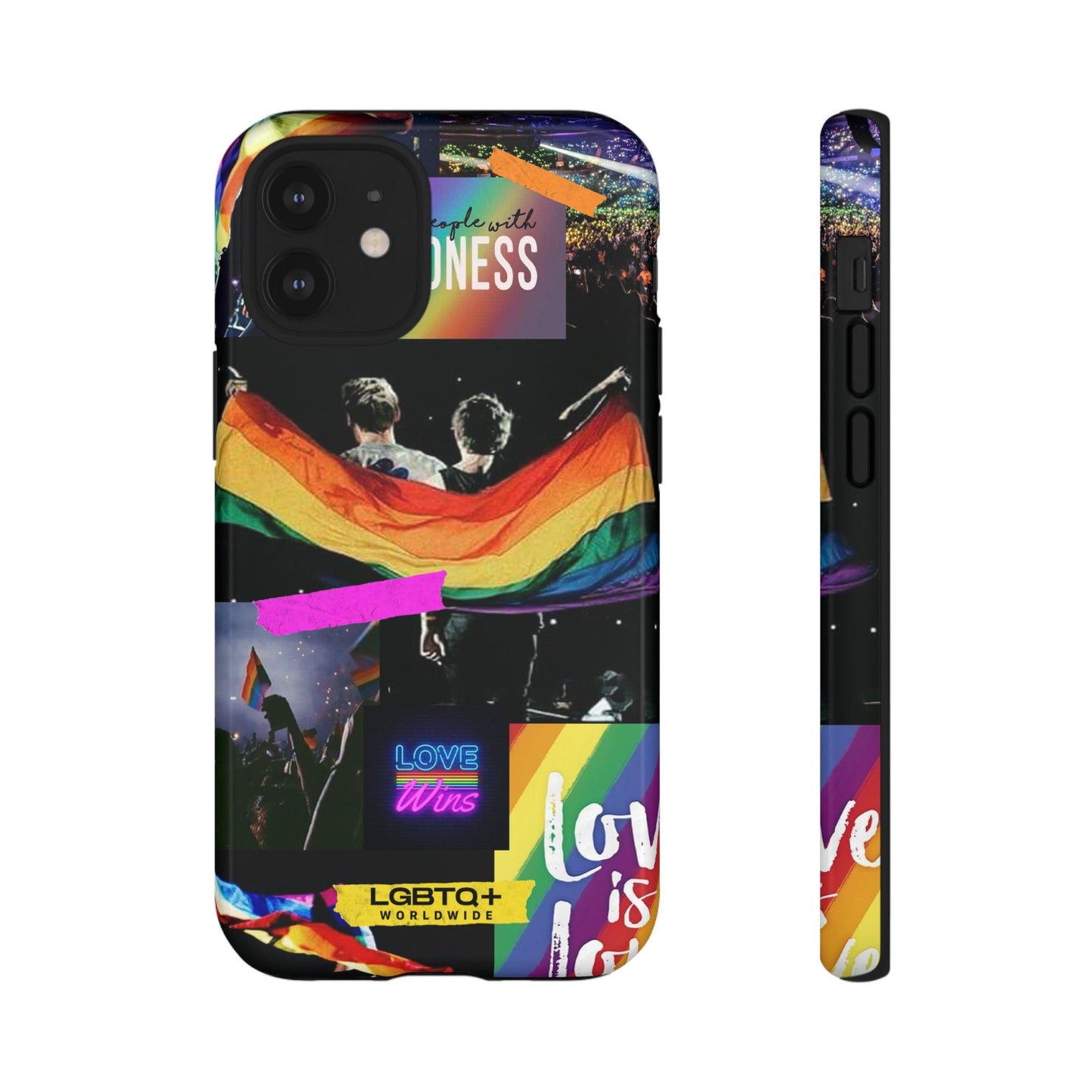 LGBTQWorldwide - ,,COMMUNITY" Doppelgehäuse Handyhülle Accessories, Glossy, iPhone Cases, Matte, Phone accessory, Phone Cases, Samsung Cases, Thermo, Valentine's Day Picks lgbtq Bekleidung Accessoires unisex Zubehör