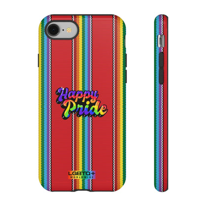 LGBTQWorldwide - ,,HAPPY PRIDE" Doppelgehäuse Handyhülle Accessories, Glossy, iPhone Cases, Matte, Phone accessory, Phone Cases, Samsung Cases, Thermo, Valentine's Day Picks lgbtq Bekleidung Accessoires unisex Zubehör