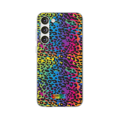 LGBTQWorldwide - ,,LEOPARD" Flexible Handyhülle Accessories, Case, iPhone, iPhone Cases, Phone accessory, Phone Cases, Samsung Cases, silikon, Valentine's Day promotion lgbtq Bekleidung Accessoires unisex Zubehör