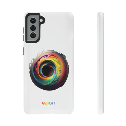 LGBTQWorldwide - ,,SCHWARZES LOCH" Doppelgehäuse Handyhülle Accessories, Glossy, iPhone Cases, Matte, Phone accessory, Phone Cases, Samsung Cases, tough, Valentine's Day Picks lgbtq Bekleidung Accessoires unisex Zubehör